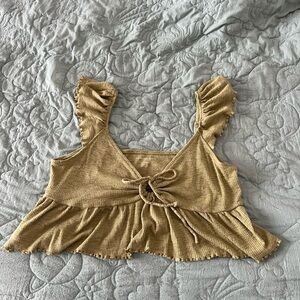 Ruffled Crop Top